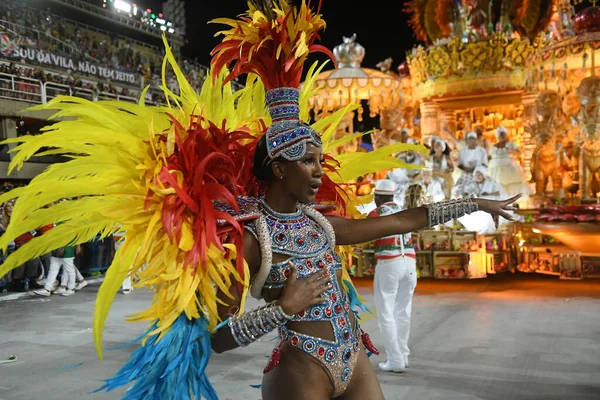 Rio Janeiro Brasil Abril 2022 Grande Escola Samba Carioca Grupo — Fotografia de Stock