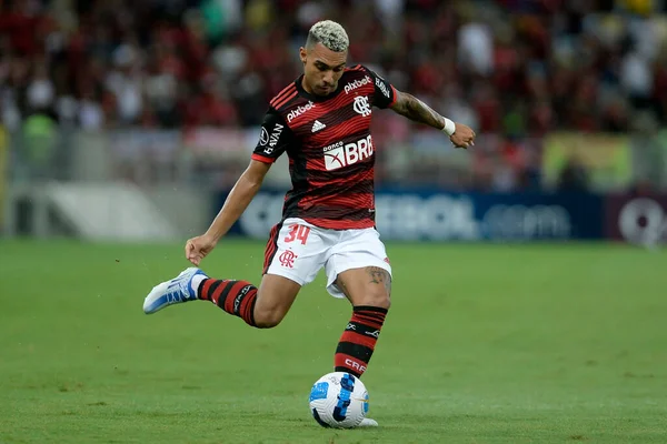 Rio Janeiro Brasil Abril 2022 Jogador Futebol Matheuzinho Equipe Flamengo — Fotografia de Stock