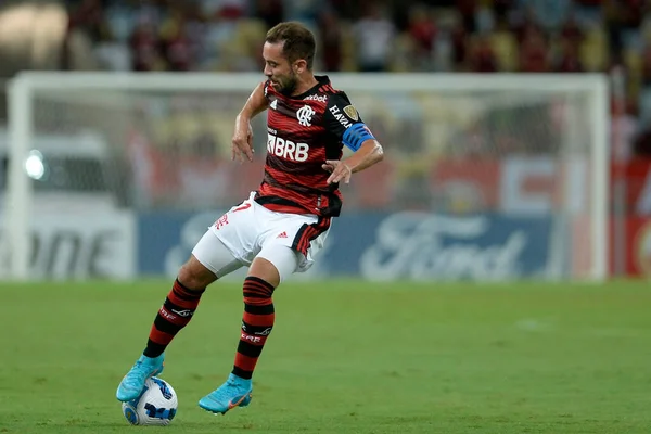 Rio Janeiro Brezilya Nisan 2022 Futbolcu Everton Ribeiro Flamengo Golünü — Stok fotoğraf