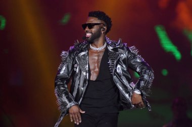 Rio de Janeiro, Brazil,September 3, 2022. Singer Jason Derulo, during his concert at Rock in Rio 2022, in the city of Rio de Janeiro.