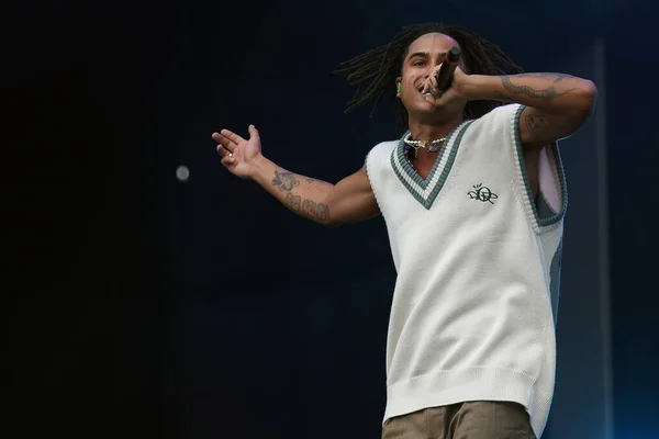 Rio Janeiro Brasil Setembro 2022 Rap Singer Matue Durante Seu — Fotografia de Stock