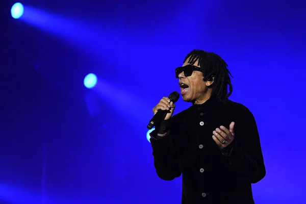 Rio Janeiro Brasilien September 2022 Sångaren Djavan Sin Föreställning Rock — Stockfoto