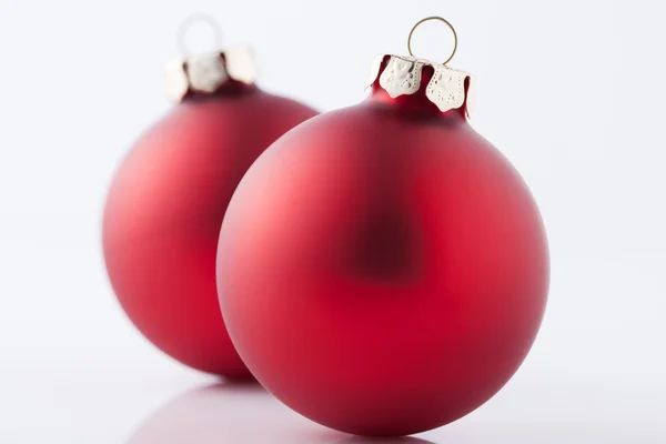 Christmas Ornaments on white background — Stock Photo, Image