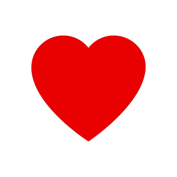 Rotes Herz. Romantischer Hintergrund. Glücklicher Valentinstag Hintergrund. Vektorillustration. Archivbild. — Stockvektor