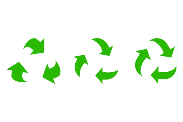 Arrows recycling, tolles design für jeden zweck. Ökologiekonzept. Vektorillustration. Archivbild. — Stockvektor