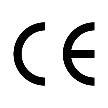 CE işareti, her amaç için harika bir tasarım. Kalite tasarım elemanı. Sertifika simgesi. Vektör çizimi. depolama resmi. 