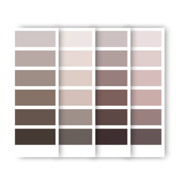 Klasik kahverengi palet, her amaç için harika bir tasarım. Kahverengi desenli sanat vektörü. Vektör çizimi. depolama resmi.