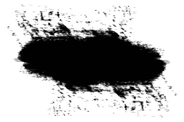 Suluboya fırça dokusu. Boya fırçası lekesi. Grunge dokusu. Vektör çizimi. Hisse senedi. EPS 10.