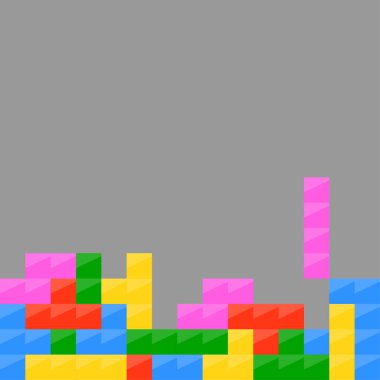 Modern tarzda oyun. Vektör çizimi. Stok görüntüsü. EPS 10.