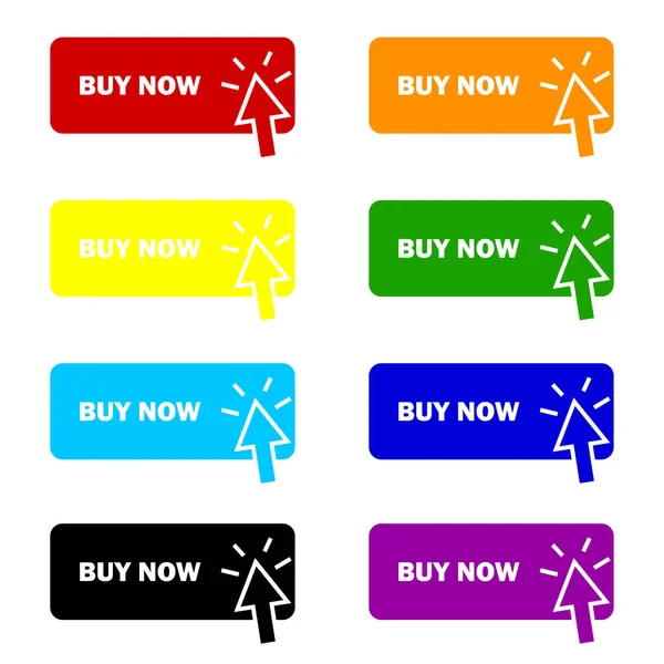 Buy Now Button Online Marketing Vector Illustration Stock Image Eps — Vetor de Stock