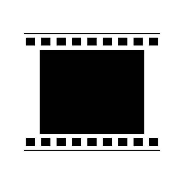 Icon Piece Filmstrip Vector Illustration Stock Image Eps — Vector de stock