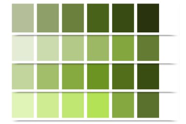green palette. Colorful bright neon template. Vector illustration. Stock image. EPS 10.