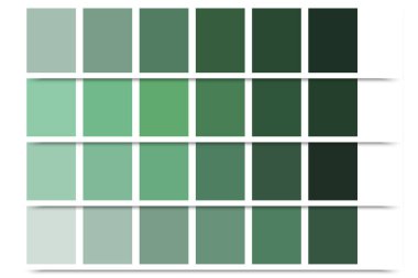 green palette. Colorful bright neon template. Vector illustration. Stock image. EPS 10.