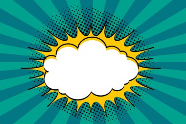 Patlama turkuazı. Renkli kapak tasarımı. Vektör çizimi. Hisse senedi. EPS 10.