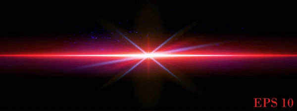 Explosion Fond Galaxie Lumière Dans Univers Illustration Vectorielle — Image vectorielle