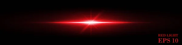 Explosion Rouge Fond Galaxie Lumière Dans Univers Vecteur Abstrait — Image vectorielle