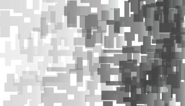 Değişken şekilli soyut afiş arkaplanı, dinamik şekil kompozisyonu. siyah ve beyaz vektör şablon tasarımı