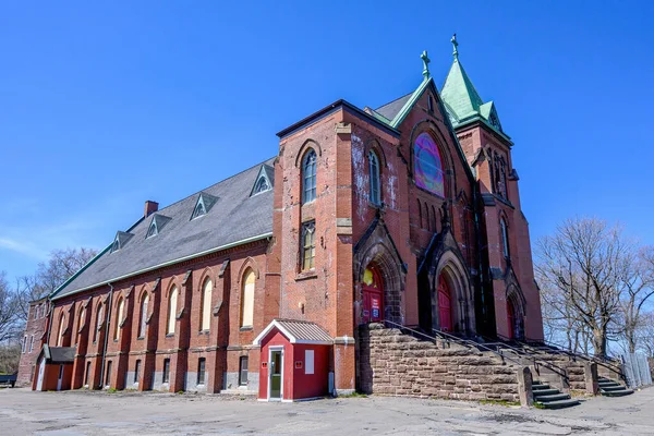 Peters Catholic Church Awaiting Demolition Inaugurated 1885 Peters Closed 2018 — Stock Photo, Image