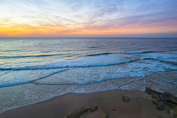 Sonnenaufgang Meer Vom Shelly Beach Der Zentralküste Von Nsw Australien — Stockfoto