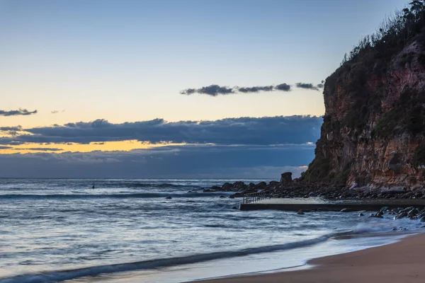 Soluppgång Havsutsikt Från Macmasters Beach Central Coast Nsw Australien — Stockfoto