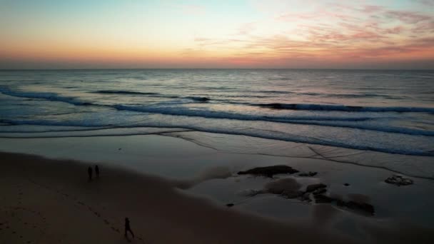 Výhledy Východ Slunce Pobřeží Shelly Beach Centrálním Pobřeží Nsw Austrálie — Stock video