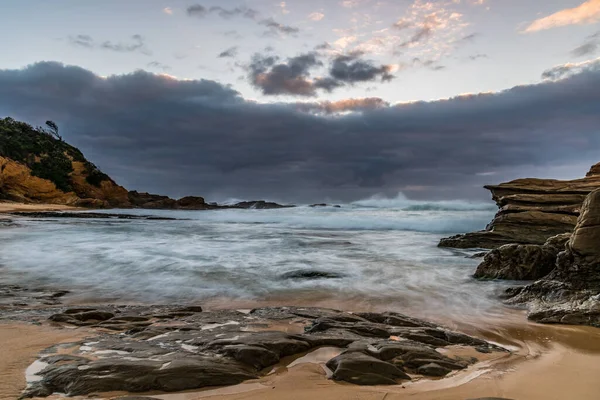 Vild Surf Havsutsikt Vid Bermagui Eurobadalla Shire Sydkusten Nsw Australien — Stockfoto