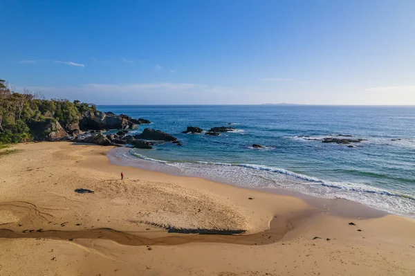 Vista Manhã Cedo Para Praia Mystery Bay Costa Safira Nova — Fotografia de Stock