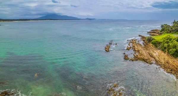 Mulen Och Mulen Morgon Vid Havet Vid Bermagui Eurobadalla Shire — Stockfoto