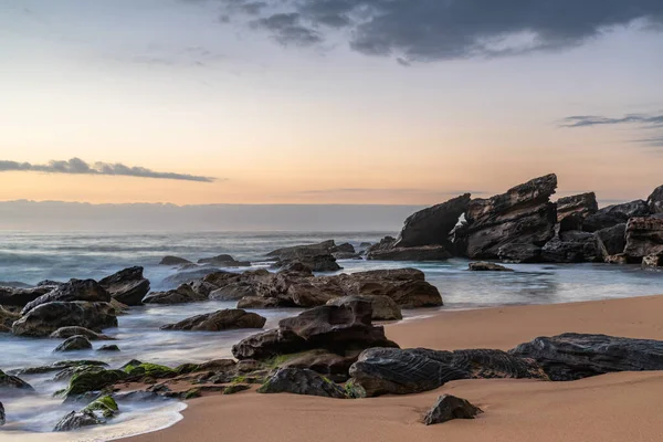 Sunrise Seascape Clouds Killcare Beach Central Coast Nsw Austrália — Fotografia de Stock