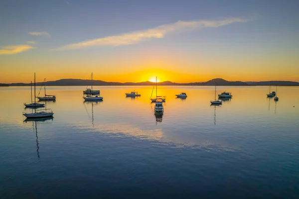 Sunrise Brisbane Water Koolewong Tascott Central Coast Nsw Austrália — Fotografia de Stock