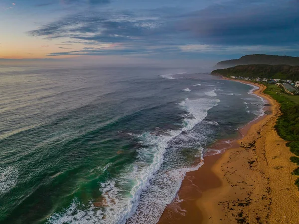 Sunrise Seascape Clouds Shelly Beach Central Coast Nsw Australia — Stockfoto