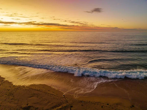 Sunrise Seascape Clouds Shelly Beach Central Coast Nsw Australia — 스톡 사진