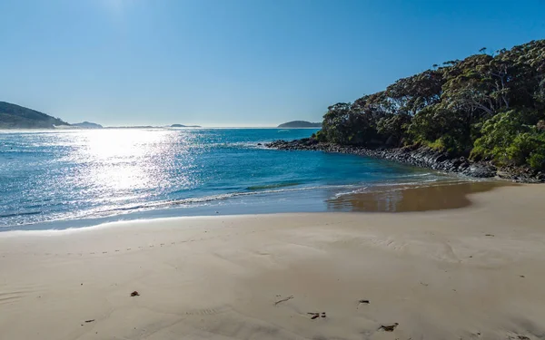 Вид Воздуха Пляж Залив Фингал Бей Порт Стивенс Nsw Австралия — стоковое фото