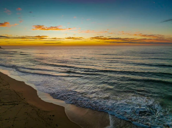 Sunrise Seascape Clouds Shelly Beach Central Coast Nsw Australia — Foto de Stock