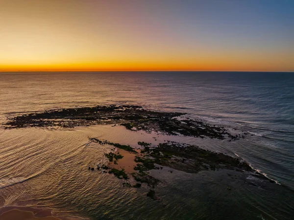 Gün Doğumu Kumsalda Açık Gökyüzü Central Coast Nsw Avustralya Toowoon — Stok fotoğraf