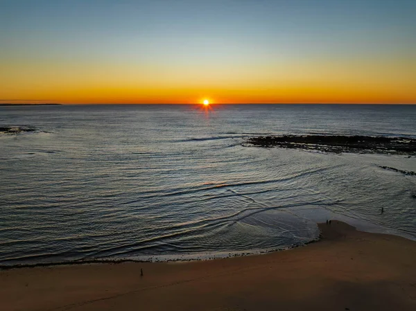 Sunrise Beach Clear Skies Toowoon Bay Central Coast Nsw Austrália — Fotografia de Stock
