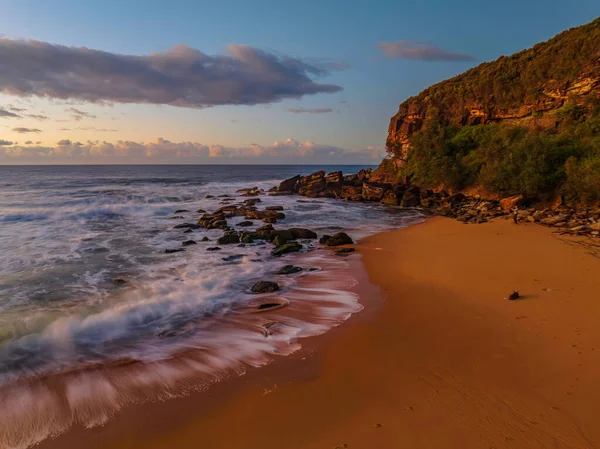 Sunrise Seascape Clouds Killcare Beach Central Coast Nsw Australia — Stock Photo, Image