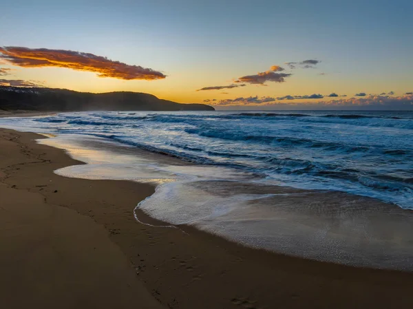 Sunrise Θαλασσογραφία Σύννεφα Στο Killcare Beach Στην Κεντρική Ακτή Nsw — Φωτογραφία Αρχείου