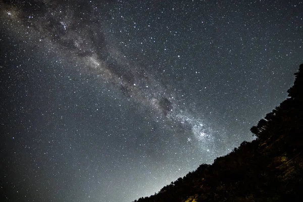 Milky Way and stars in the night sky at Killcare Beach, Central Coast, Australia.