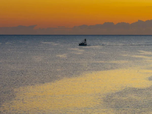 Sunrise Θαλασσογραφία Στο Forster Main Beach Στην Ακτή Barrington Στο — Φωτογραφία Αρχείου