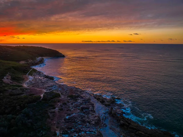 Sunrise High Cloud Putty Beach Central Coast Nsw Austrália — Fotografia de Stock