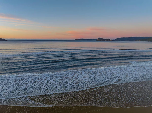 Vintersoluppgång Vid Ocean Beach Umina Beach Central Coast Nsw Australien — Stockfoto