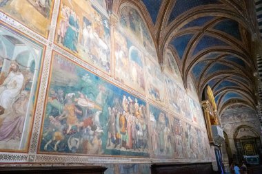 Güzel antik San Gimignano Kubbesi, Toskana