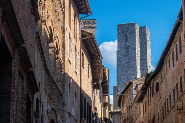 Principale Della Piccola Città Medievale San Gimignano Toscana — Foto Stock
