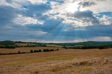 Francigena yolu boyunca manzara, Toskana