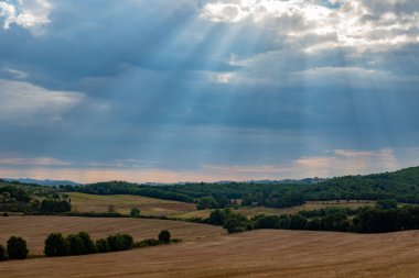 Francigena yolu boyunca manzara, Toskana