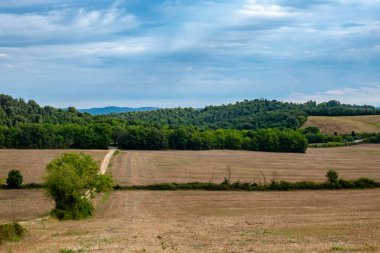 Francigena yolu boyunca manzara, Toskana
