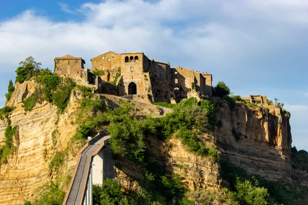 Kleine Mittelalterliche Stadt Civita Bagnoregio Latium Italien Die Sterbende Stadt — Stockfoto