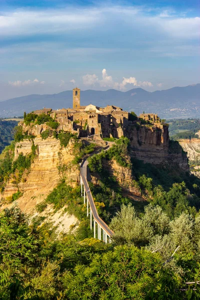 Kleine Mittelalterliche Stadt Civita Bagnoregio Latium Italien Die Sterbende Stadt — Stockfoto