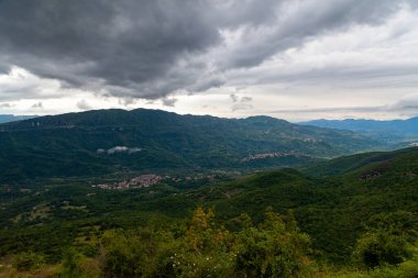 İtalya 'nın başkenti Roma' da dağ manzarası